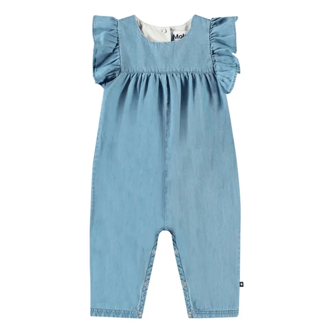 Mono de algodón ecológico Fifi | Azul