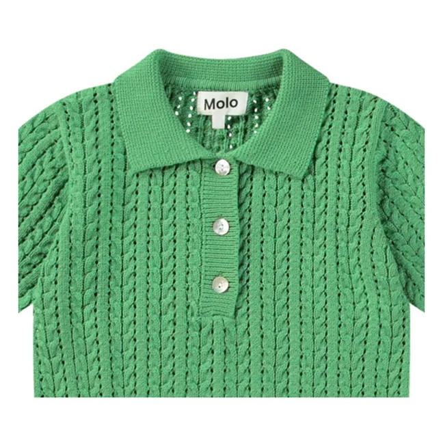 Polo Gretel Coton Bio | Vert