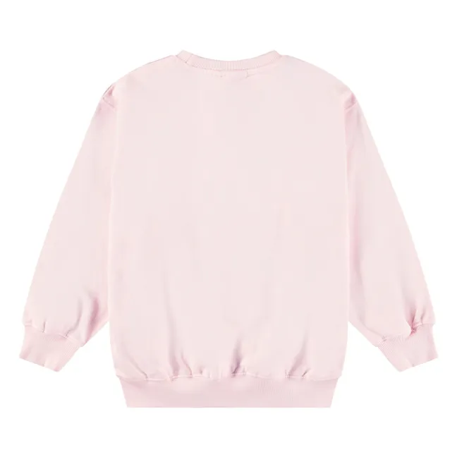 Monti Dauphin organic cotton sweatshirt | Pale Pink
