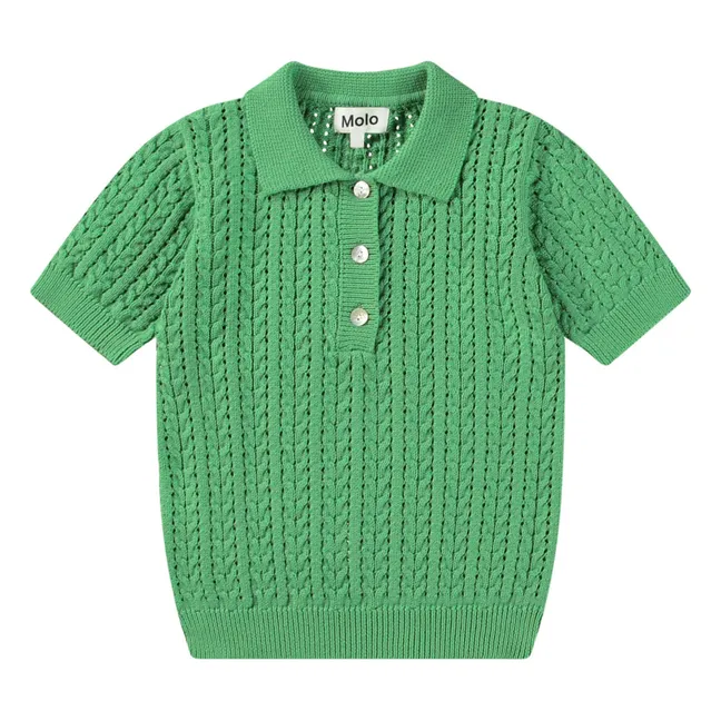 Polo Gretel Coton Bio | Vert