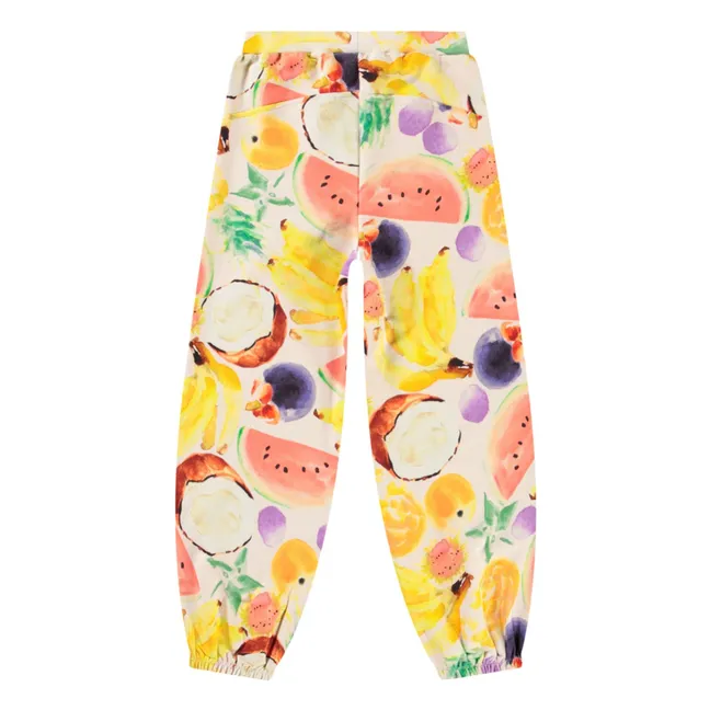 Jogger Adriana Fruit Salad Coton Bio | Crème