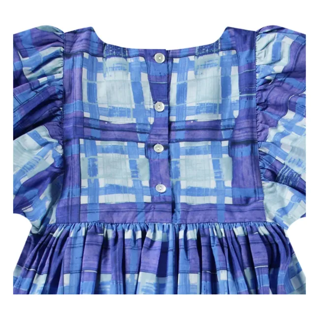 Kleid Calyita Bio-Baumwolle | Blau