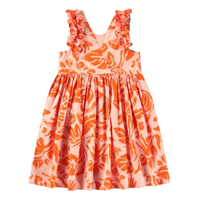 Kleid Cicely Bio-Baumwolle | Pfirsichfarben