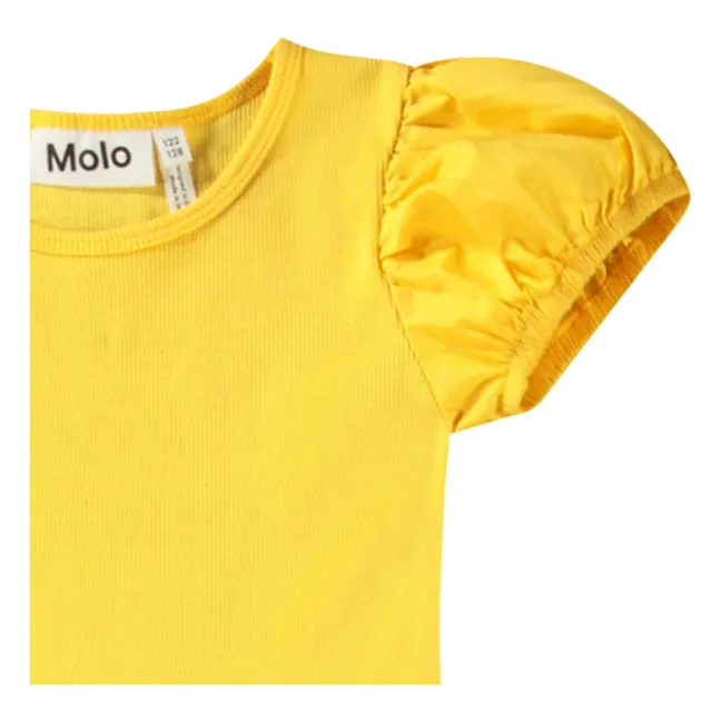 Kleid Cleopatra Bio-Baumwolle | Gelb
