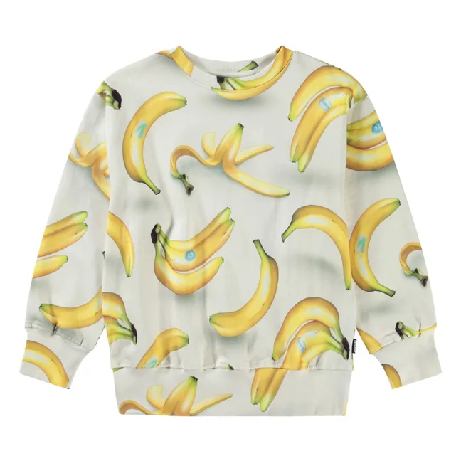 Sudadera de algodón orgánico Mattis Banana | Beige