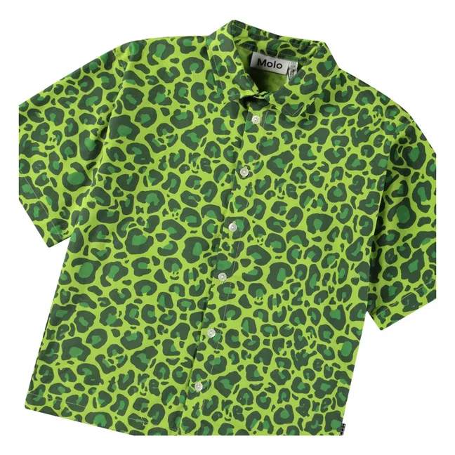 Hemd Richie Jaguar Bio-Baumwolle | Neon-Grün