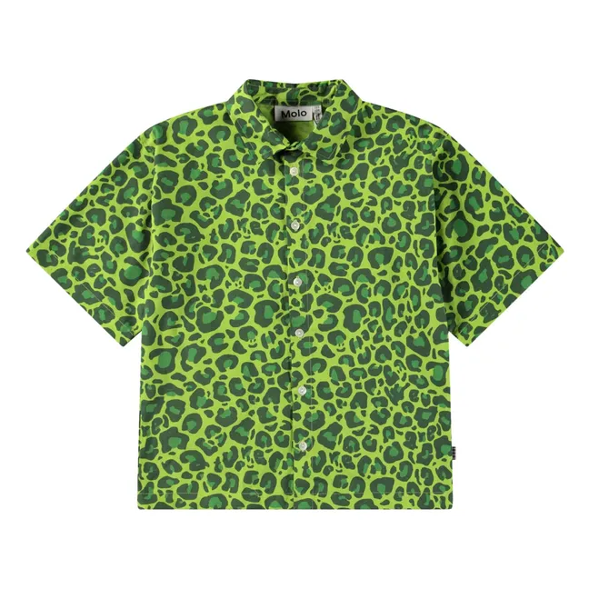 Hemd Richie Jaguar Bio-Baumwolle | Neon-Grün