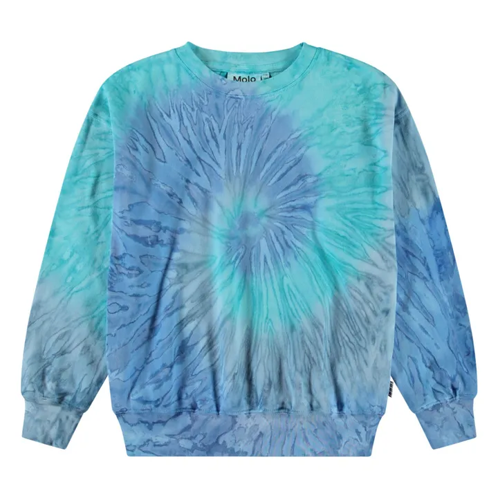 Sweatshirt Memphis Bio-Baumwolle | Blau- Produktbild Nr. 0