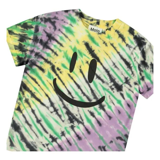 Maglietta Roxo Tie Dye in cotone organico | Nero