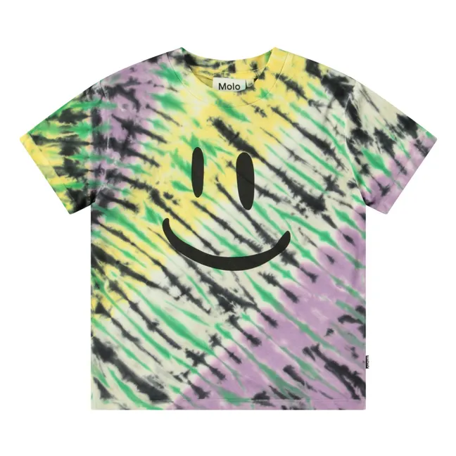 Maglietta Roxo Tie Dye in cotone organico | Nero