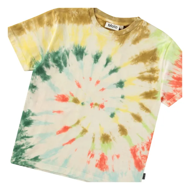 T-Shirt Riley Tie Dye Coton Bio | Beige