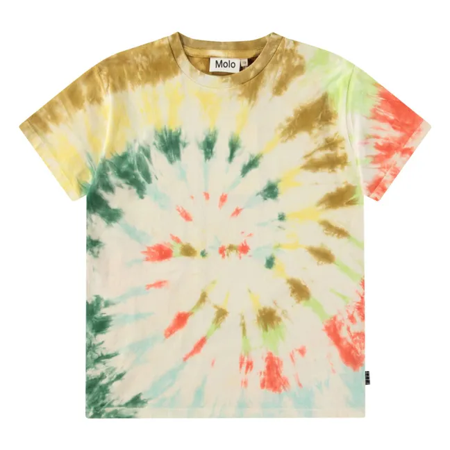 T-Shirt Riley Tie Dye Coton Bio | Beige