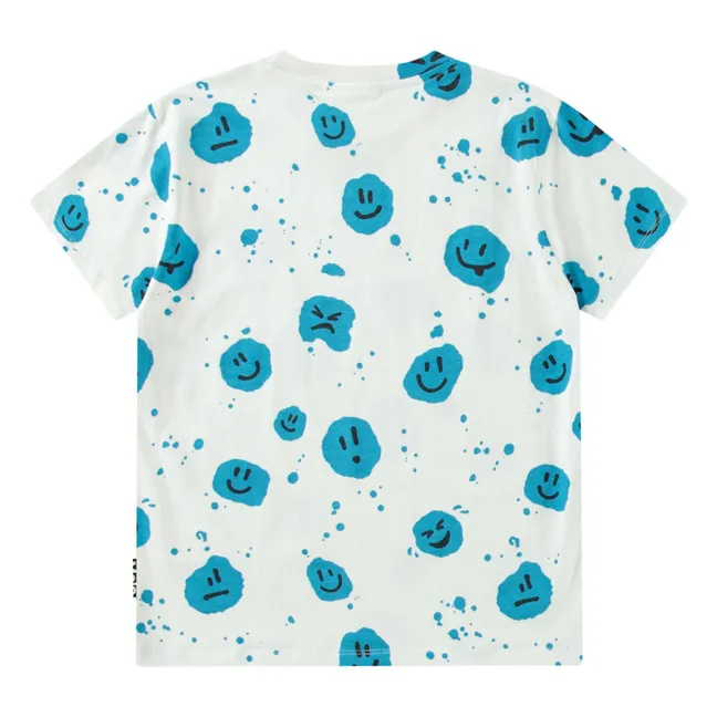 Camiseta de algodón orgánico Riley Big Mood | Blanco