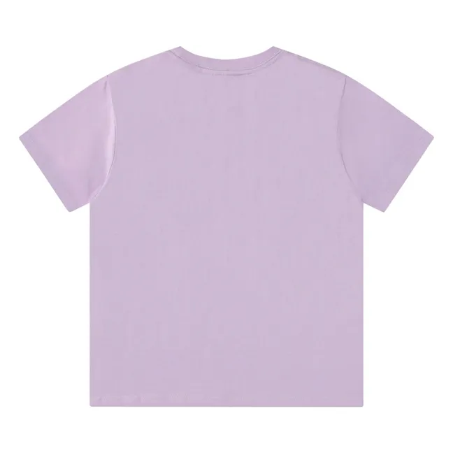 Camiseta de algodón ecológico Roxo Smile | Lila