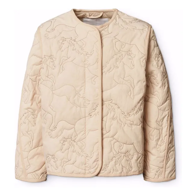 Holley Jacke Recycelte Fasern | Beige