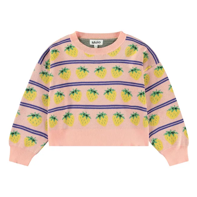 Pull Gerrie Coton Bio | Rose
