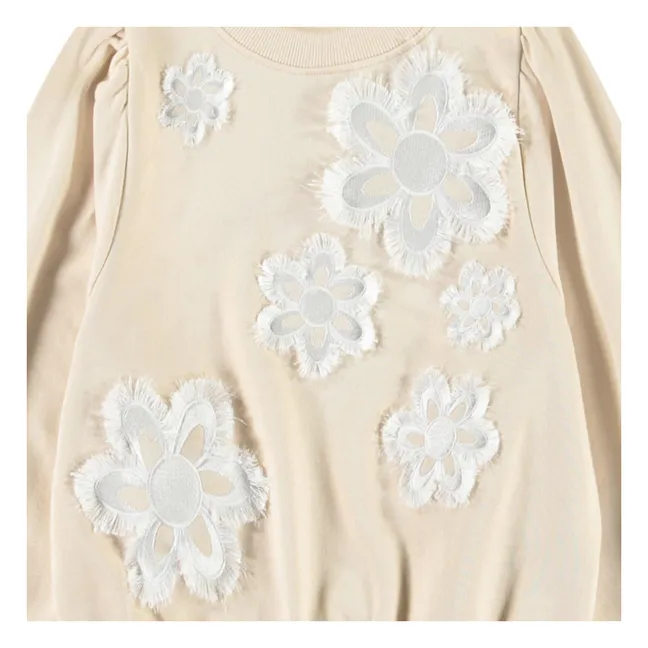 Sweatshirt Mary Bio-Baumwolle | Cremefarben