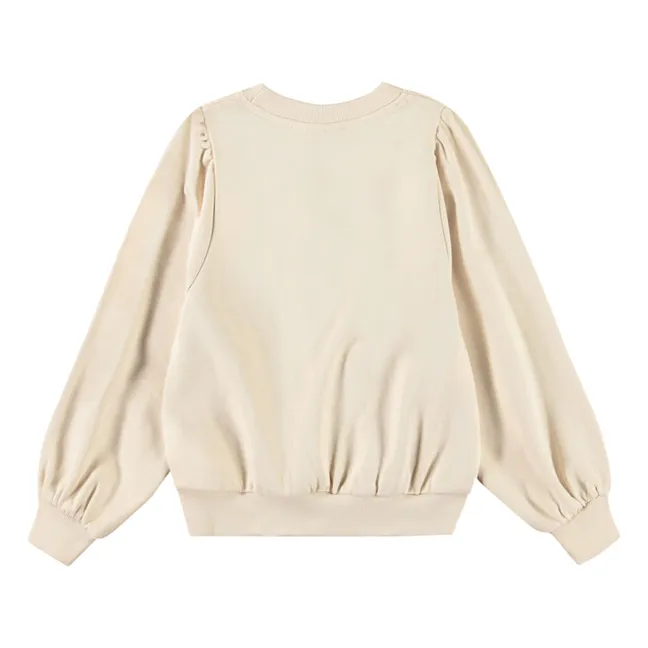Sweatshirt Mary Bio-Baumwolle | Cremefarben