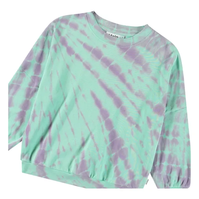 Sudadera Marika Tie Dye de algodón orgánico | Azul Cielo