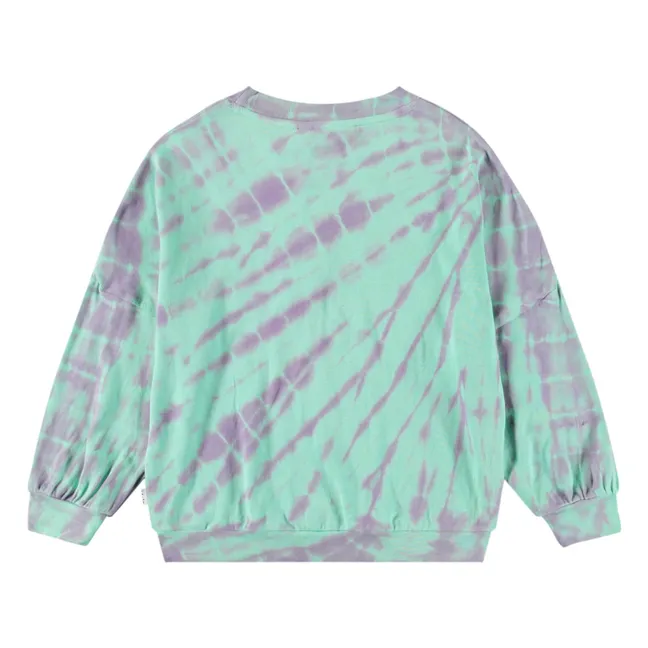 Sudadera Marika Tie Dye de algodón orgánico | Azul Cielo
