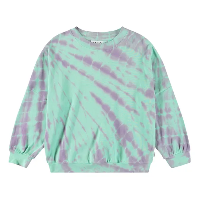 Sudadera Marika Tie Dye de algodón orgánico | Azul Cielo