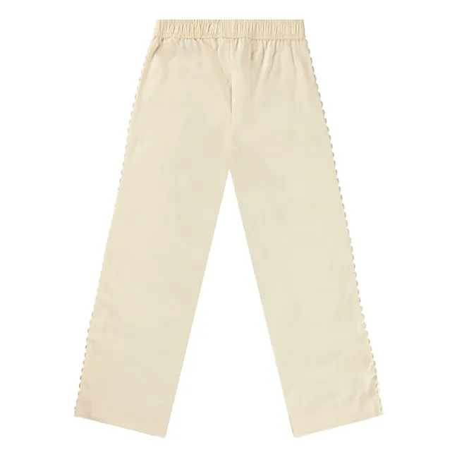 Pantalon Adelyn Coton Bio | Crème