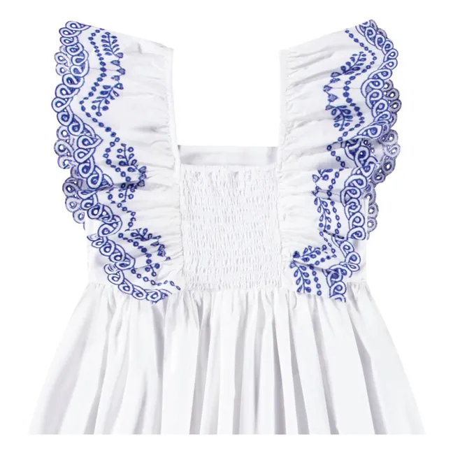 Robe Clementine Coton Bio | Blanc