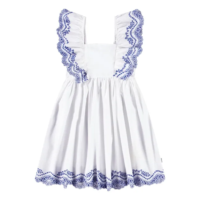 Robe Clementine Coton Bio | Blanc