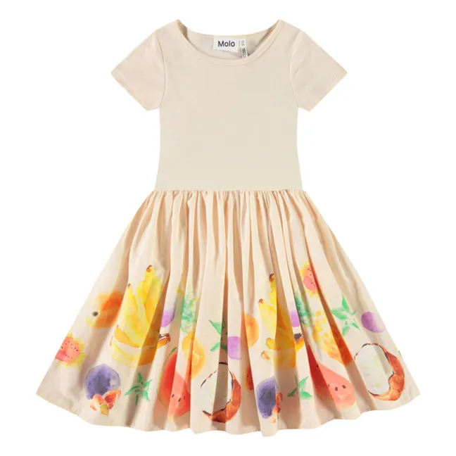 Robe Cissa Coton Bio | Rose pêche