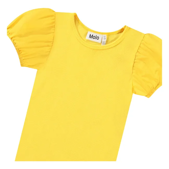 T-Shirt Raluca Coton Bio | Jaune