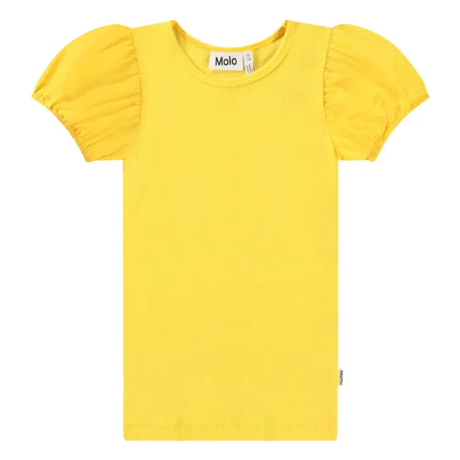 T-Shirt Raluca Coton Bio | Jaune