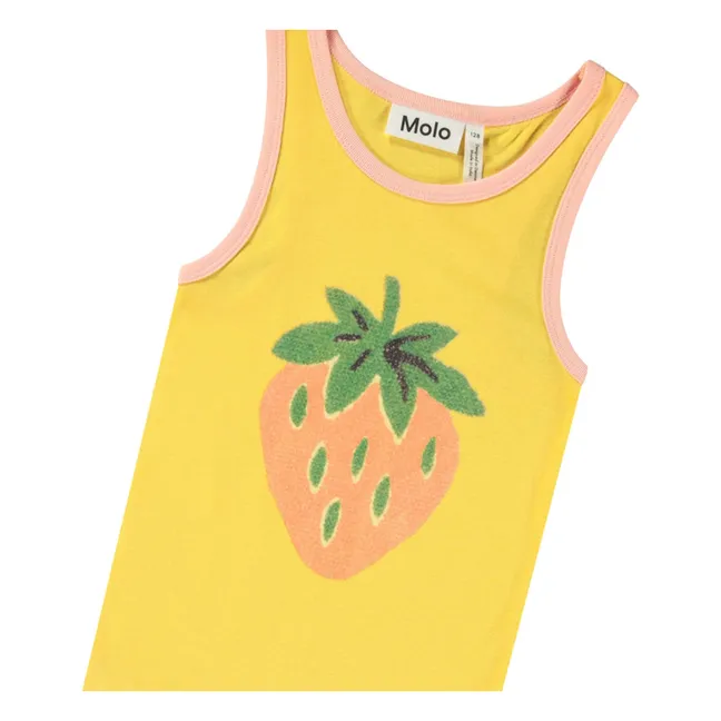 Rosie Tank Top Bio-Baumwolle | Gelb