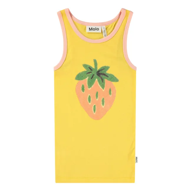 Rosie Tank Top Bio-Baumwolle | Gelb