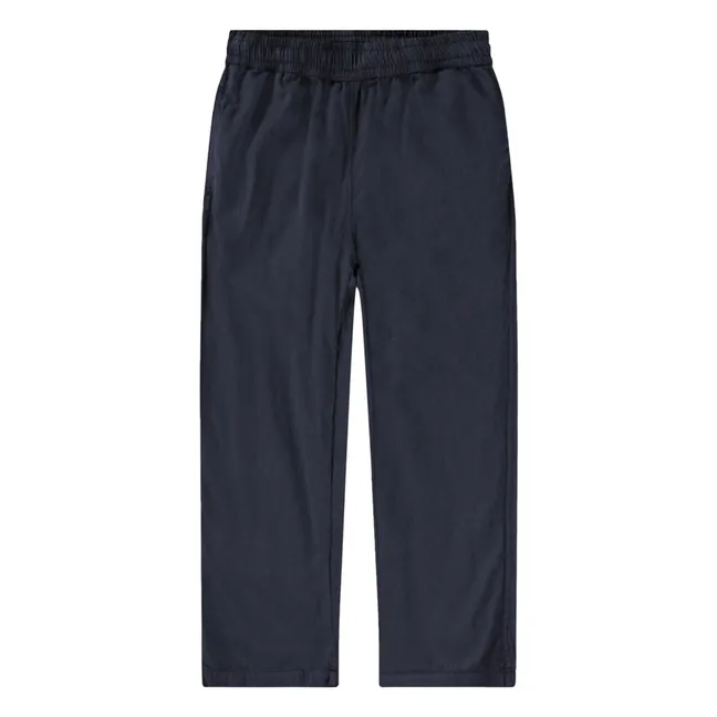 Aster Hose Bio-Baumwolle | Navy