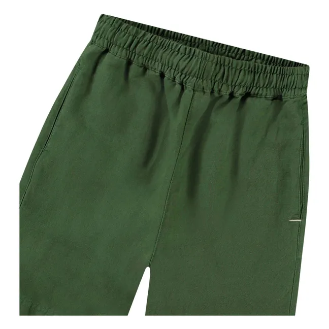 Short Amal Lin | Vert sapin
