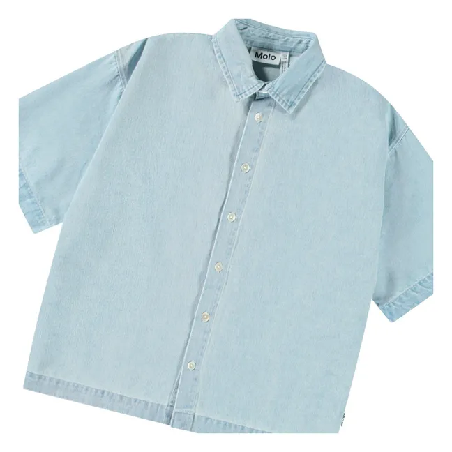Camisa Richie de algodón orgánico | Vaquero
