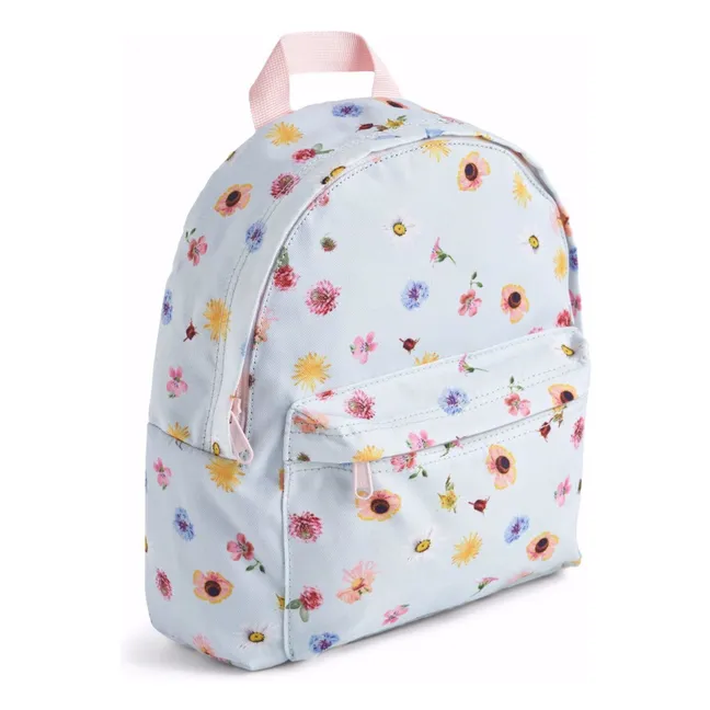 Sac à Dos Fleur | Bleu pâle