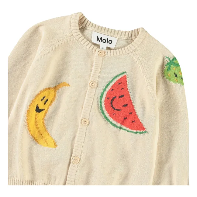 Chaqueta de algodón ecológico Brody Fruit | Crema