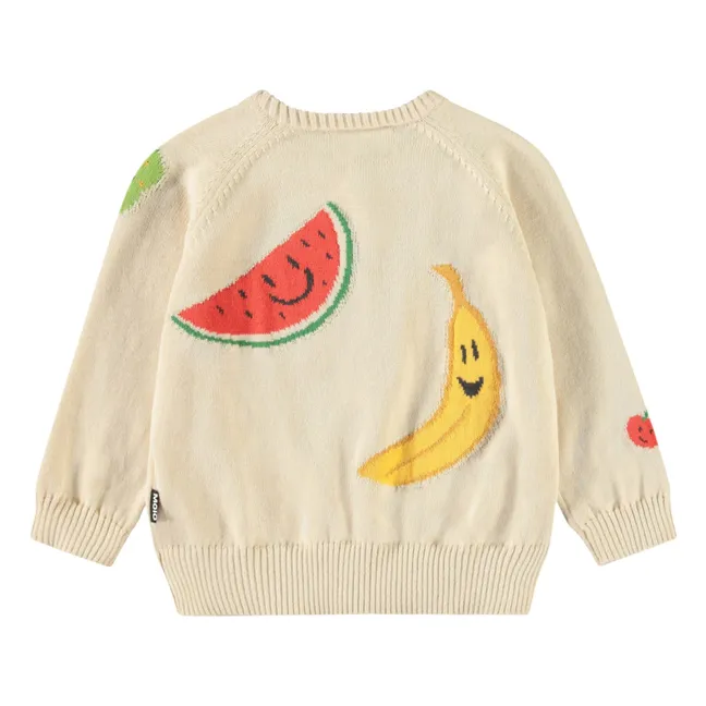 Chaqueta de algodón ecológico Brody Fruit | Crema