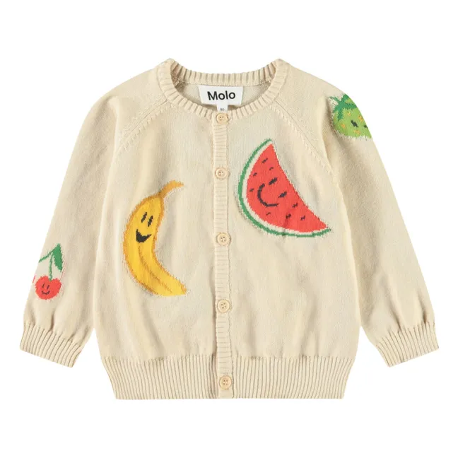 Chaqueta de algodón ecológico Brody Fruit | Crema