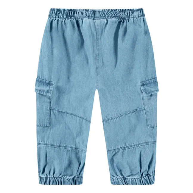 Pantalones de algodón ecológico Sae | Vaquero