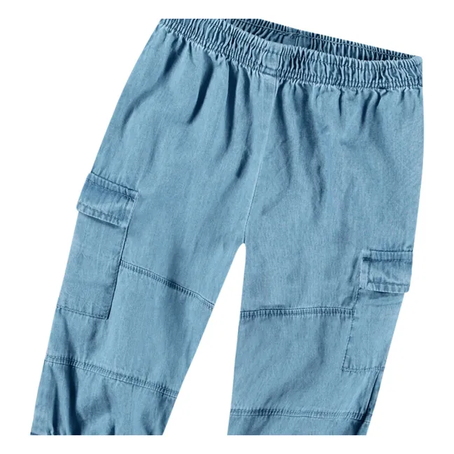 Pantalones de algodón ecológico Sae | Vaquero