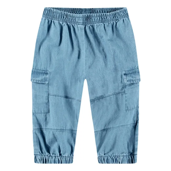 Pantalones de algodón ecológico Sae | Vaquero