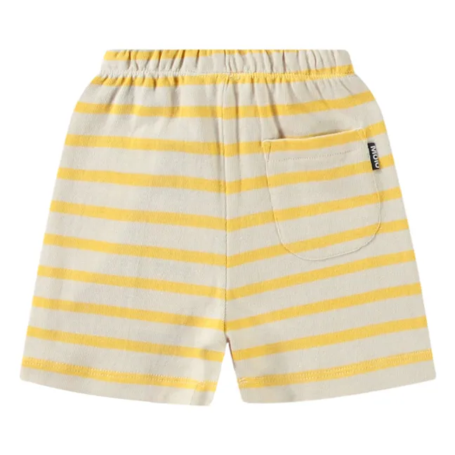 Pantaloncini in cotone organico Skie | Giallo