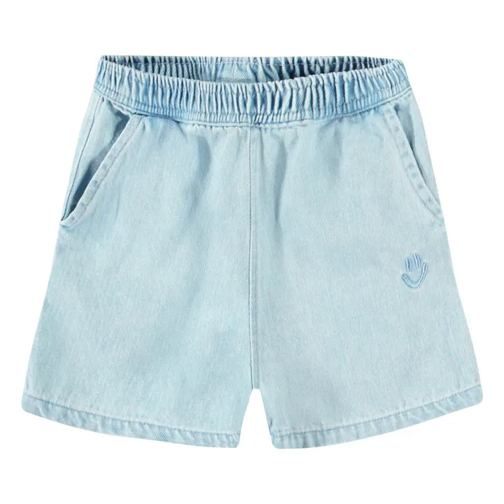 Short Shine Coton Bio | Bleu jean- Image produit n°0