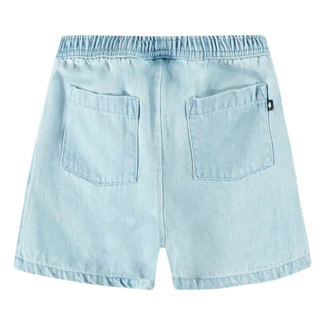 Pantaloncini in cotone biologico Shine | Denim