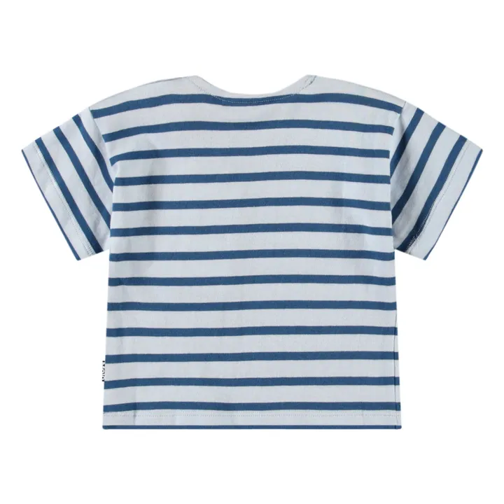 Eivor Organic Cotton T-Shirt | Peacock blue- Product image n°1