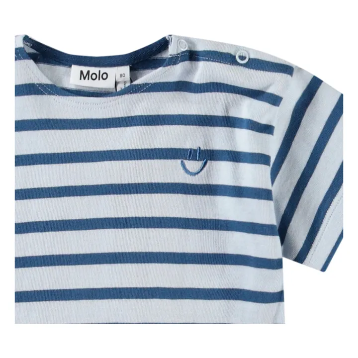 Eivor Organic Cotton T-Shirt | Peacock blue- Product image n°2