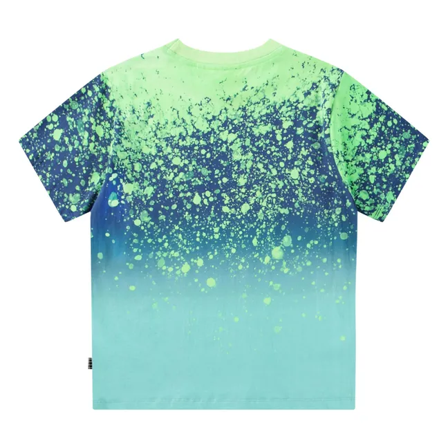 Rodney Splash T-Shirt aus Bio-Baumwolle | Blau