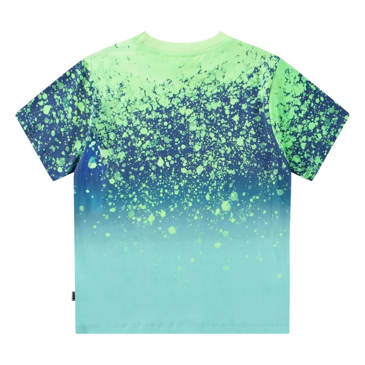 T-Shirt Rodney Splash Coton Bio | Bleu- Image produit n°1